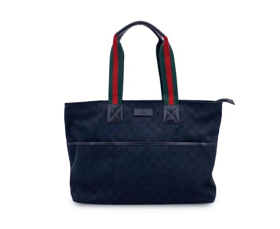 GUCCI Borsa Shopper in Tela Col. Nero Ophidia M