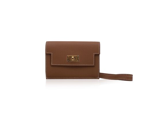 HERMES Portafoglio in Pelle Col. Beige Kelly Pocket S