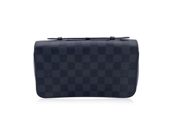 LOUIS VUITTON Portafoglio in Tela Col. Nero Zippy XL M