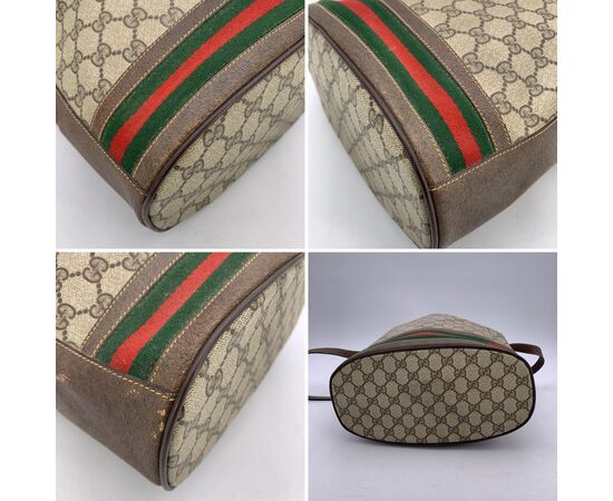 GUCCI Borsa a Tracolla Vintage in Tela Col. Beige Ophidia M