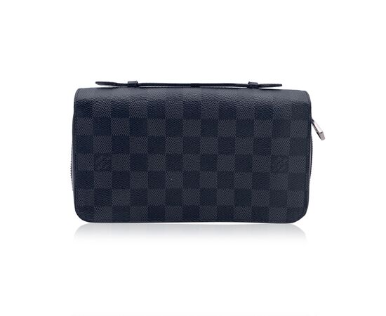 LOUIS VUITTON Portafoglio in Tela Col. Nero Zippy XL M