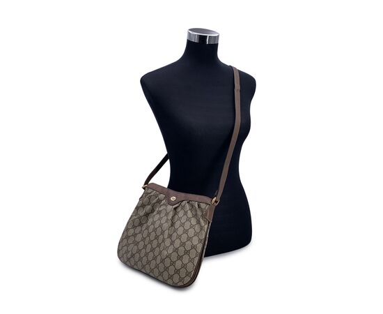 GUCCI Borsa a Tracolla Vintage in Tela Col. Beige Ophidia M