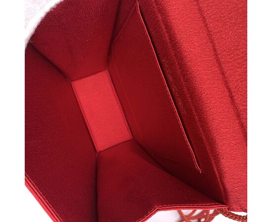 YVES SAINT LAURENT Borsa a Tracolla Vintage in Tela Col. Rosso S