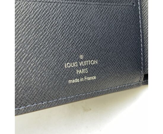 LOUIS VUITTON Portafoglio in Pelle Col. Blu Multiple S