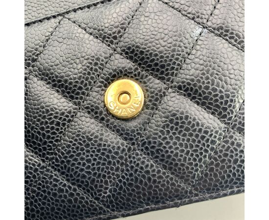 CHANEL Borsa a Tracolla in Pelle Col. Nero Wallet On Chain Timeless/Classique S