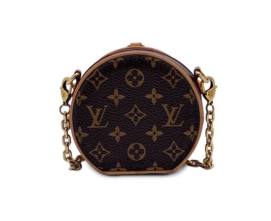 LOUIS VUITTON Borsa a Tracolla in Tela Col. Marrone Micro boite chapeau S