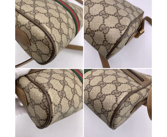 GUCCI Borsa a Tracolla Vintage in Tela Col. Beige Ophidia S