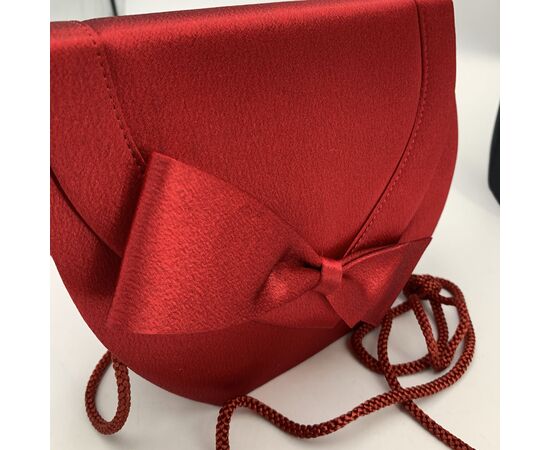 YVES SAINT LAURENT Borsa a Tracolla Vintage in Tela Col. Rosso S