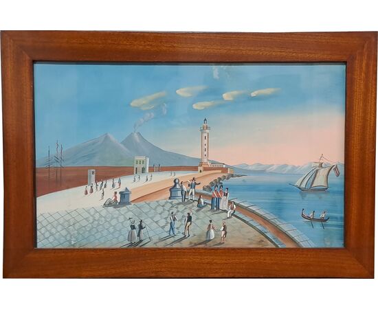 QUATTRO GOUACHES - NAPOLI - XX SEC.