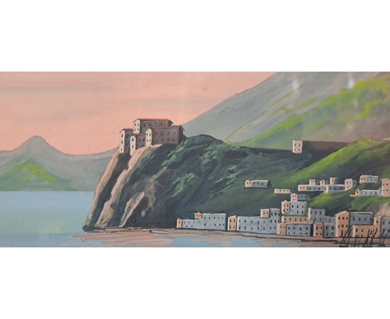 COPPIA DI GOUACHES - NAPOLI - XX SEC