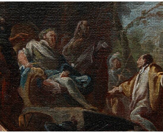 Nicola Bertuzzi detto l'Anconetano (Ancona, 1710 – Bologna, 1777), Scena storica 