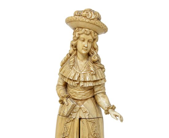 Francia, XIX secolo, Dama con cappello 