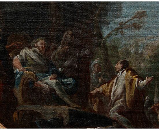 Nicola Bertuzzi detto l'Anconetano (Ancona, 1710 – Bologna, 1777), Scena storica 