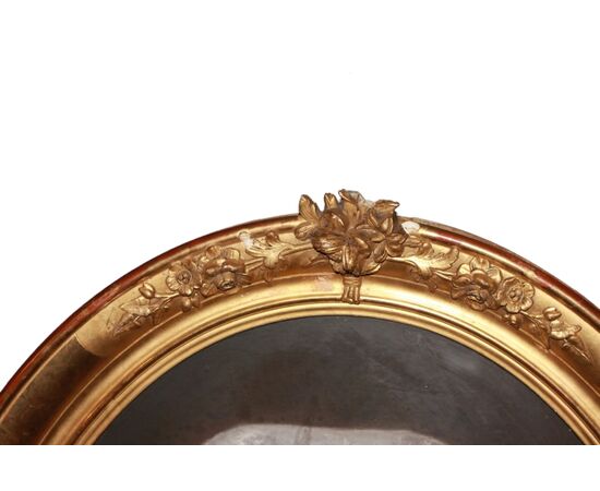 Cornice ovale con Ritratto di Anziana del 1800