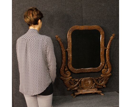 French cheval mirror Art Nouveau