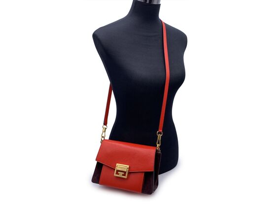 GIVENCHY Borsa a Tracolla in Pelle Col. Rosso GV3 S