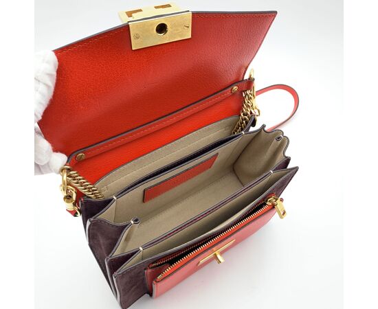 GIVENCHY Borsa a Tracolla in Pelle Col. Rosso GV3 S