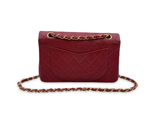 CHANEL Borsa a Tracolla Vintage in Pelle Col. Rosso Timeless/Classique S