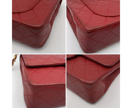 CHANEL Borsa a Tracolla Vintage in Pelle Col. Rosso Timeless/Classique S