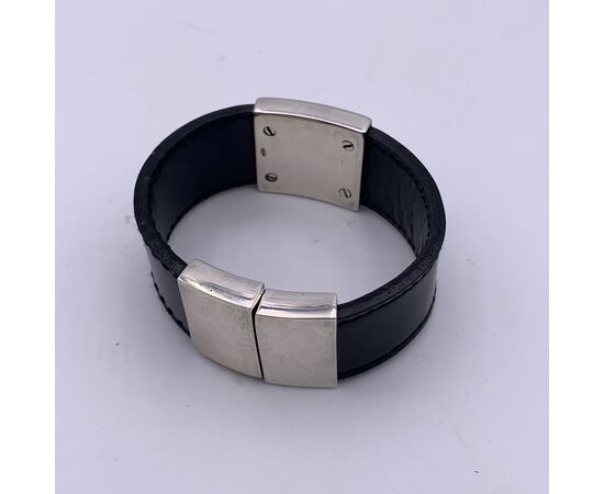 GUCCI Bracciale in Pelle Col. Nero