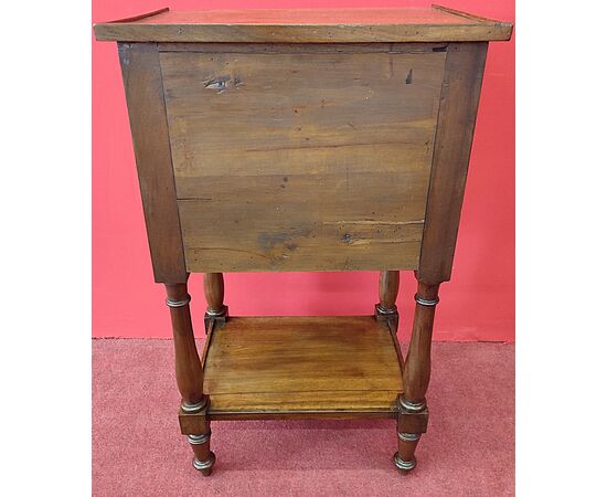 Louis XVI three-drawer bedside table