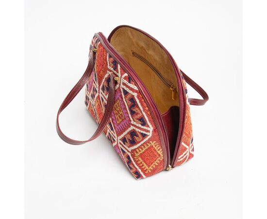 Borsa italiana in kilim e pelle - SN -