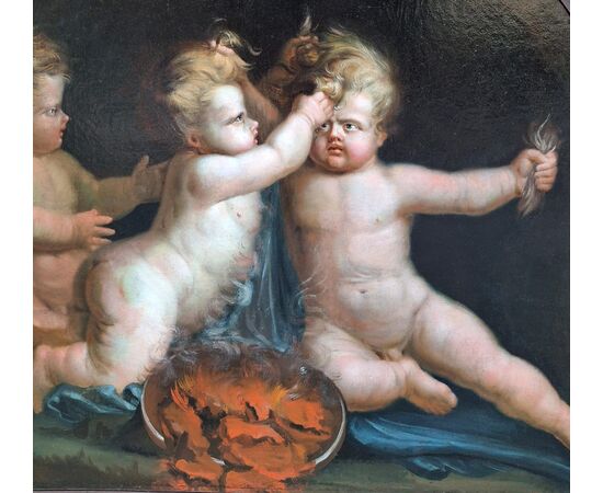 Dipinto con putti