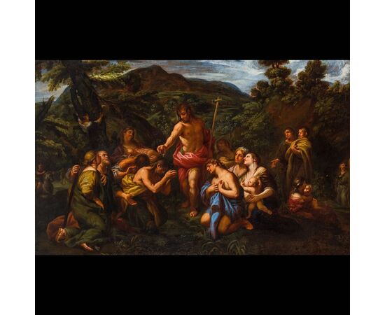 Lazzaro Baldi The Baptism of the Crowds     