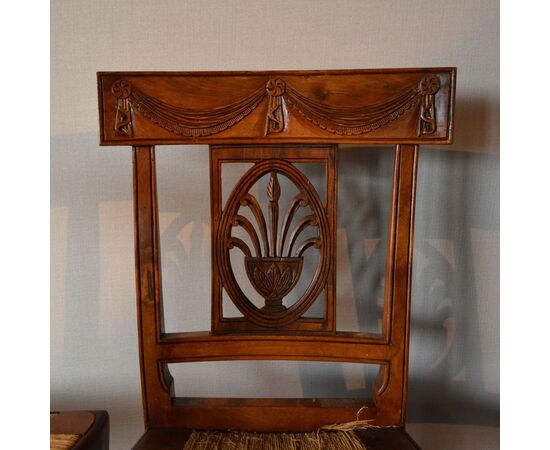 Six 19th century chairs     