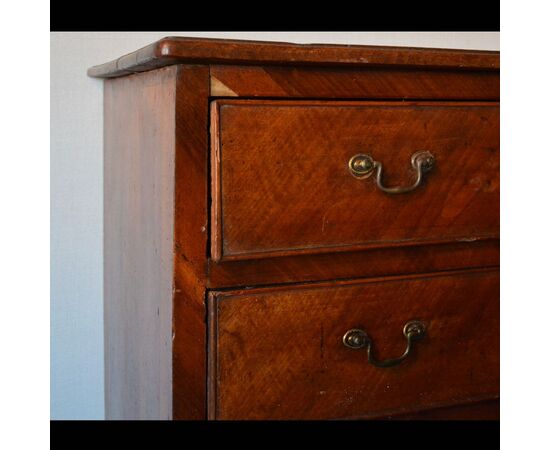 18th century Tuscan chest of drawers in walnut     