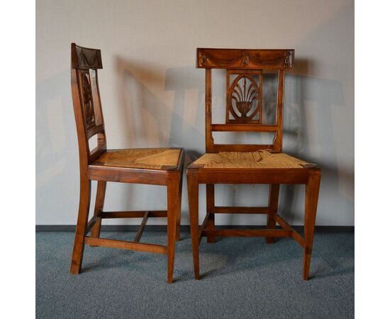 Six 19th century chairs     