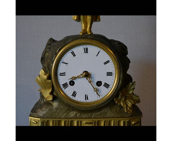 Gilt bronze clock     