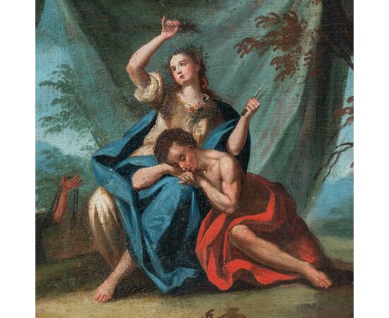 Pittore italiano (XVIII sec.) - Sansone e Dalila.