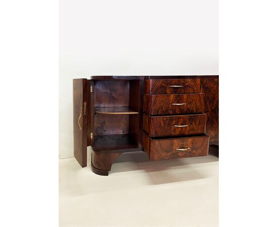 Credenza Art Decò 1930 - cassetti e sportelli