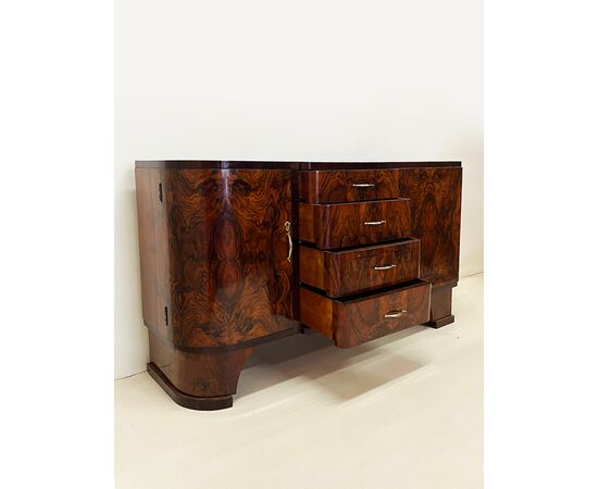 Credenza Art Decò 1930 - cassetti e sportelli