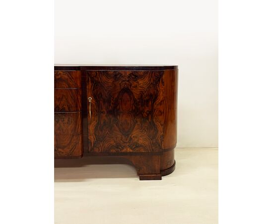 Credenza Art Decò 1930 - cassetti e sportelli