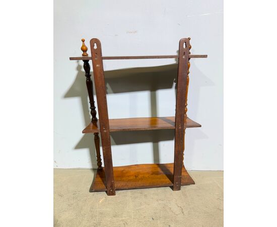 Piccolo etagere libreria noce, metà '800, Luigi Filippo, mis.: 50x74