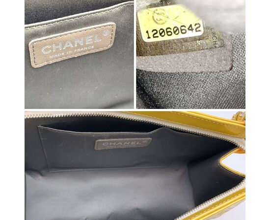 CHANEL Borsa a Tracolla in Pelle Lucida Col. Giallo Lucky Symbols S