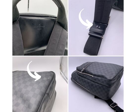 LOUIS VUITTON Zaino in Tela Col. Grigio Michael Backpack L