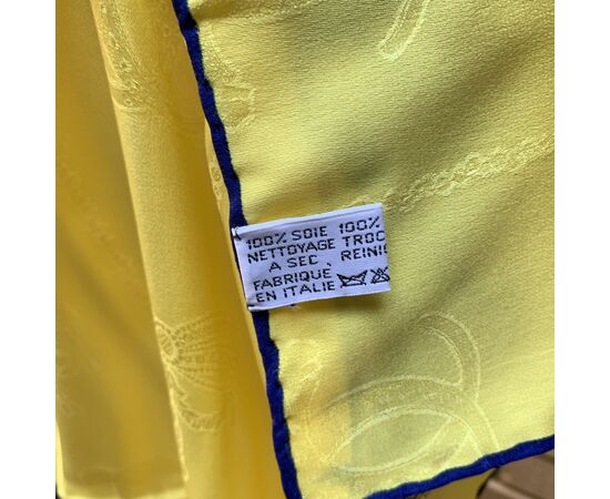 CARTIER Foulard Vintage in Seta Col. Giallo