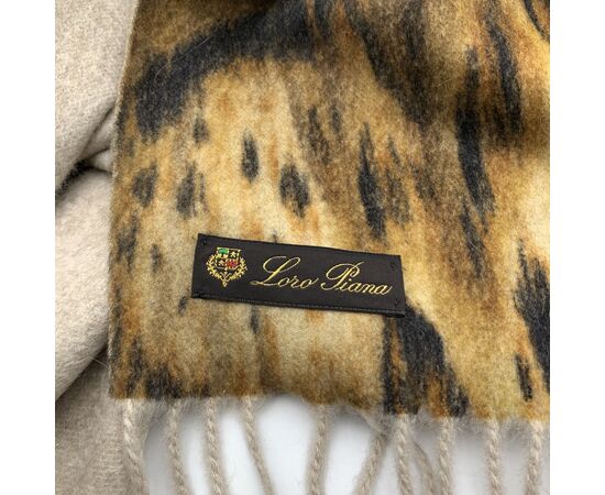 LORO PIANA Foulard Vintage in Cashmere Col. Marrone