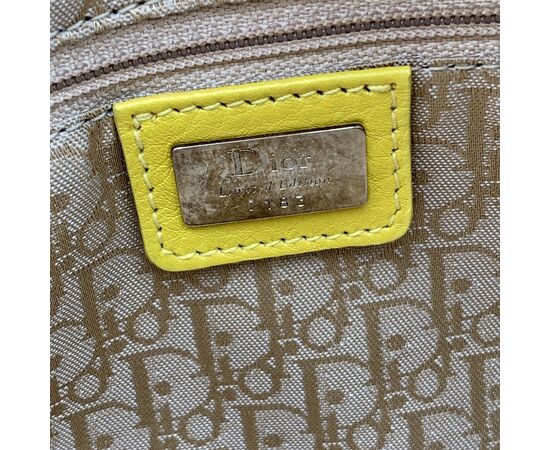 CHRISTIAN DIOR Borsa a Mano in Pelle Col. Giallo M