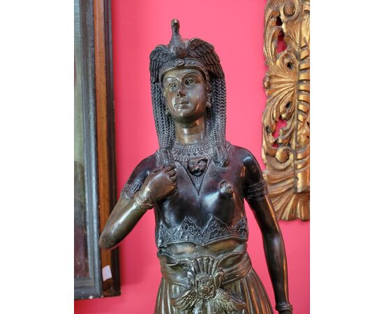 Bronze sculpture &quot;Cleopatra&quot; Late 19th - early 20th century     