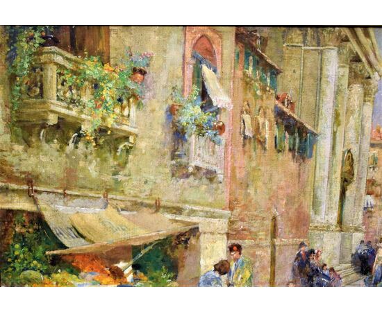 Venice, &quot;Animated scene on the Grand Canal&quot;     