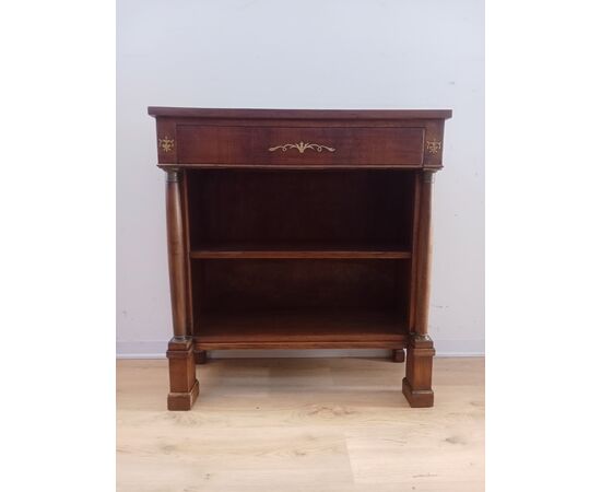 Mobiletto a scaffali stile Impero - etagere-credenza a giorno -metà '900 75x32!!