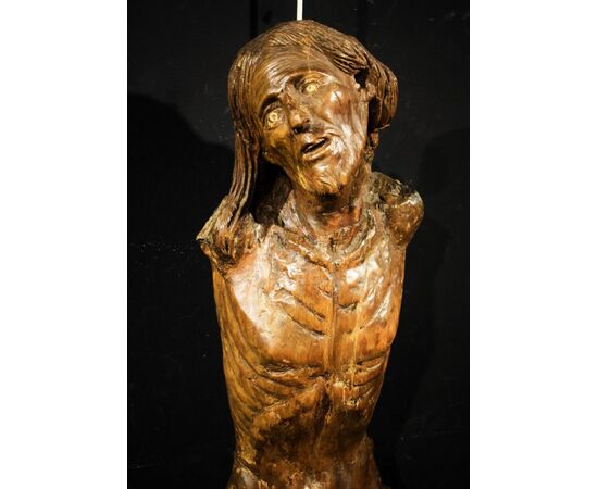 Cristo Crocifisso - Scultura lignea in tiglio  VENDUTO