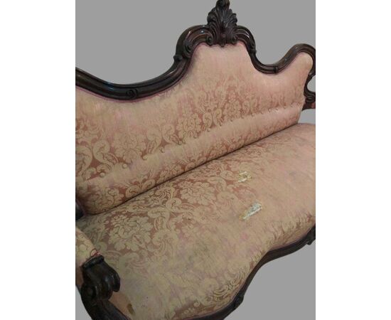 Sofa Neapolitan rosewood