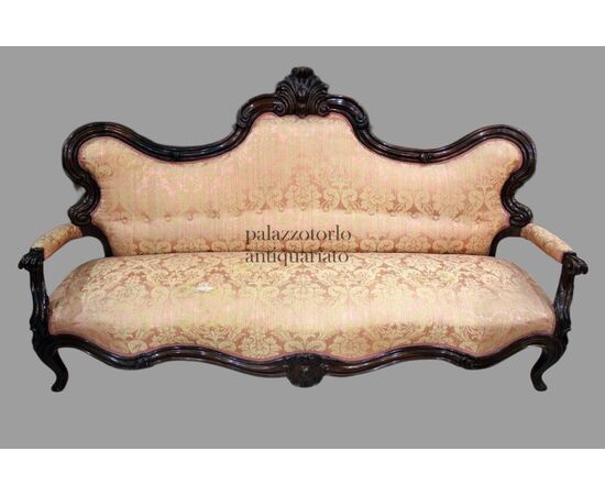 Sofa Neapolitan rosewood