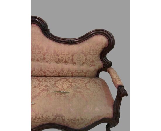 Sofa Neapolitan rosewood