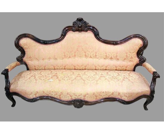 Sofa Neapolitan rosewood